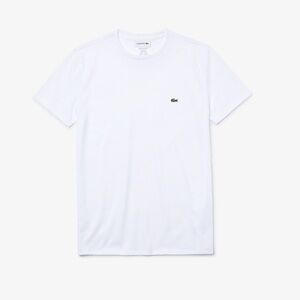 Lacoste Cotton Pima T-Shirt - White, Size S (FR 3) NWT